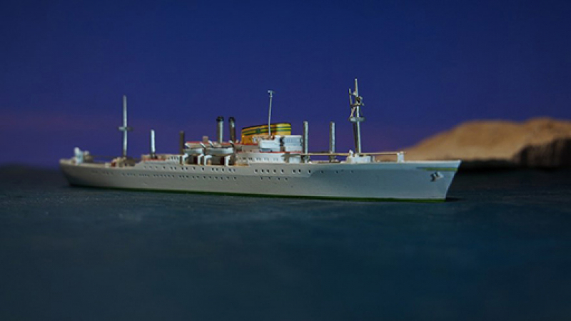 Passagierschiff "Del Norte" Delta (1 St.) USA 1946 Risawoleska RI 223
